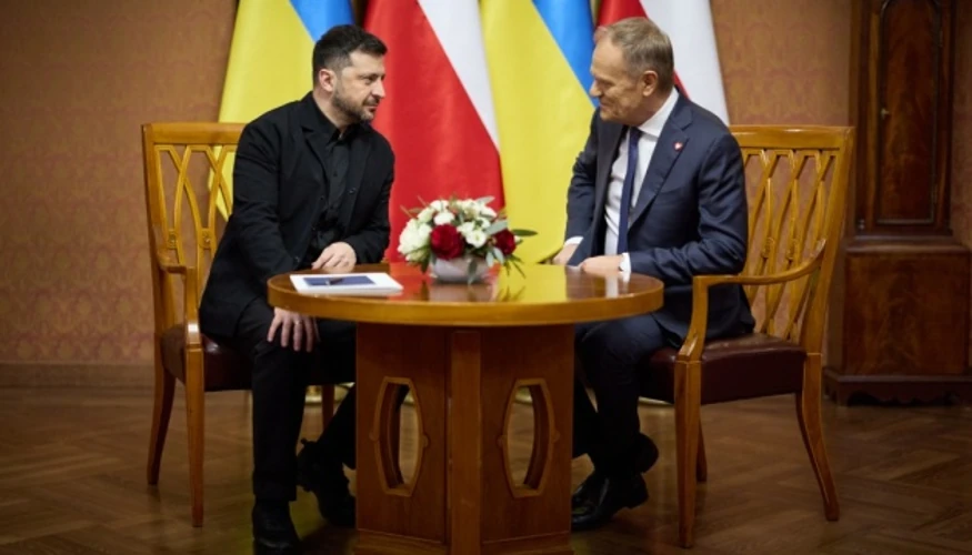 Зустріч Володимира Зеленського і Дональда Туска в Любліні 29 липня 2026 року