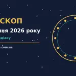 Космічний фон із зоряним небом і знаками зодіаку для гороскопу на 28 серпня 2026 року