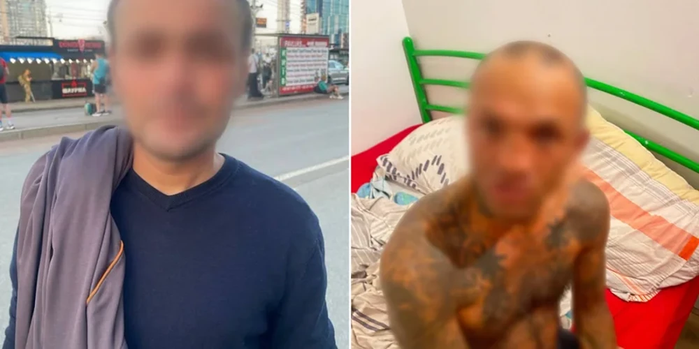 Фотографії затриманих підозрюваних у крадіжці з київського метро, надані поліцією Києва.