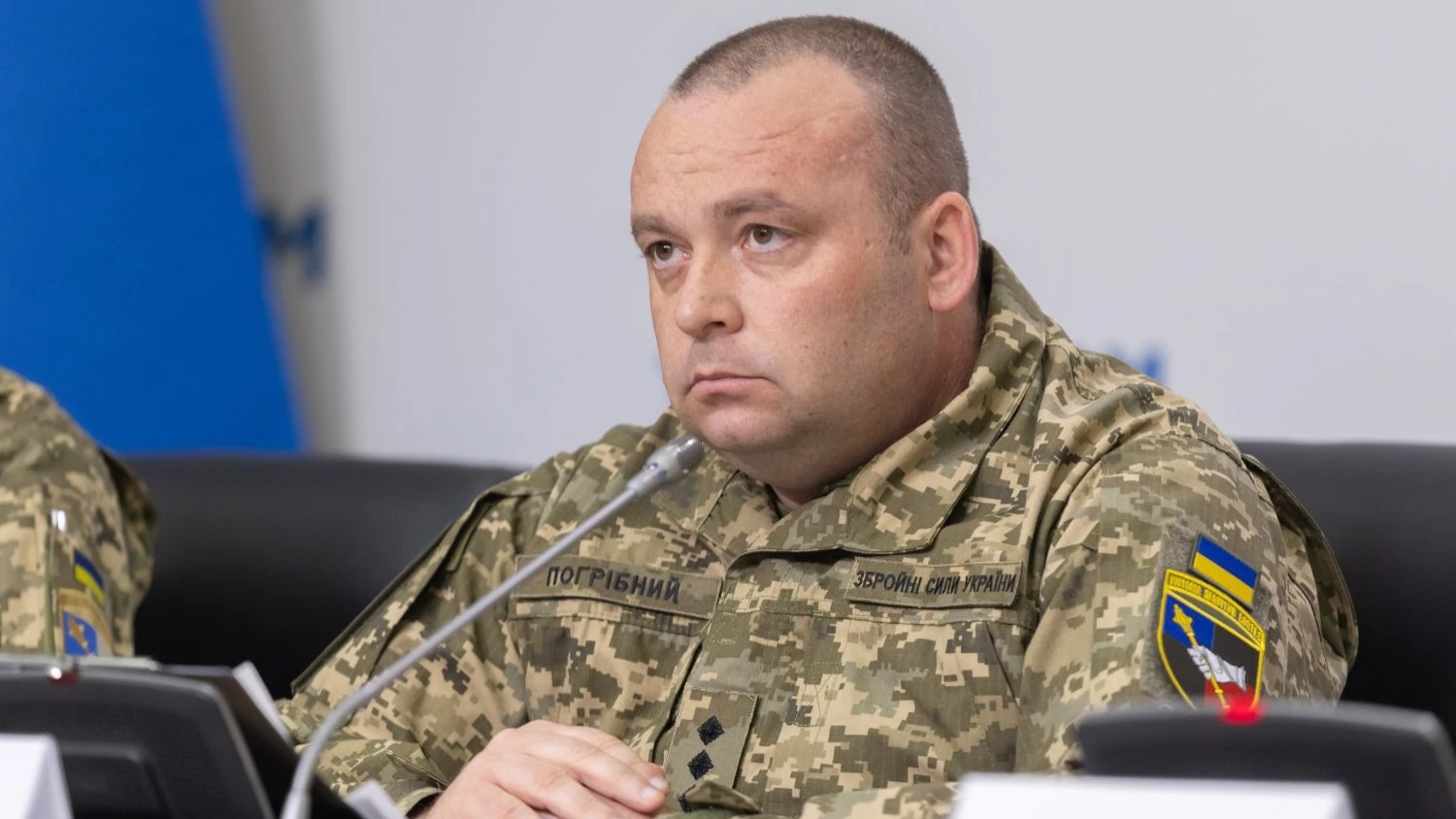 Юрій Погрібний у військовій формі Збройних Сил України