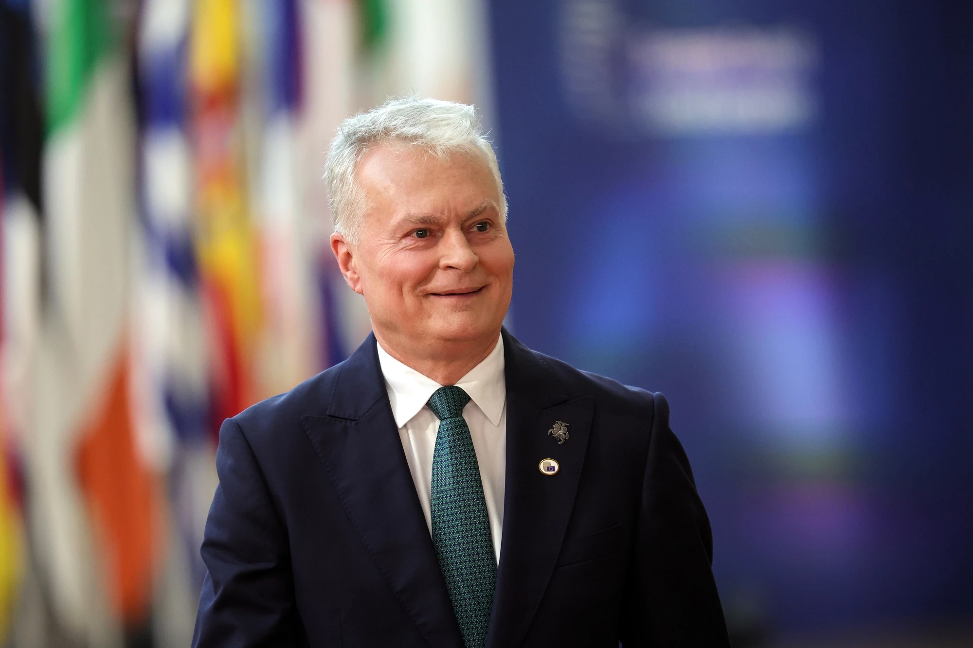Президент Литви Гітанас Науседа виступає на зустрічі в Нью-Йорку