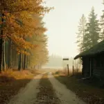 залісся — сільський краєвид біля лісу