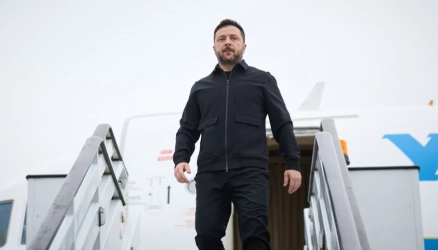 Президент Володимир Зеленський під час візиту до Брюсселя