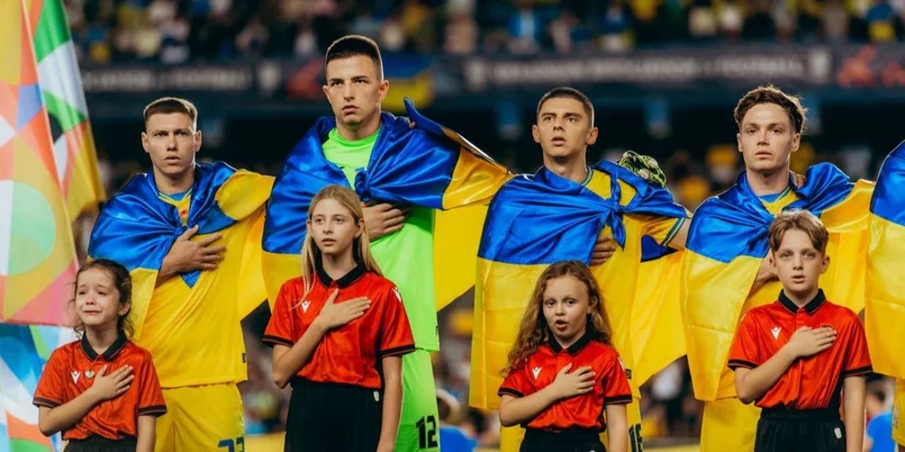 Збірна України (за підписом джерела NV).